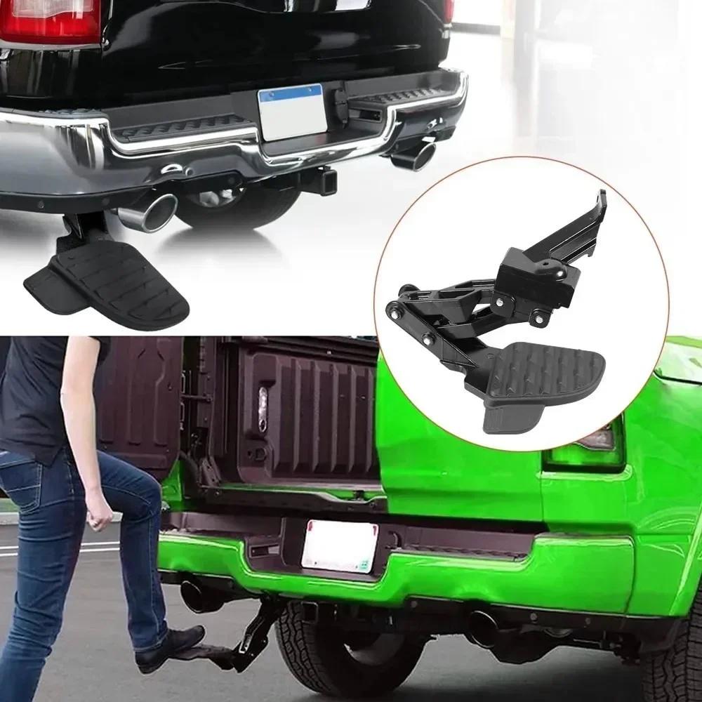 82215842AC 82215842AD 82215842AE Retractable Bumper Truck Tailgate Step Rear Bedstep Black For 2019-2021 Dodge Ram 2500 3500