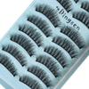 Hanmdade Ultra-wispies Fluffy False Eyelashes Natural Long 3D Faux Mink Hair Lash Extension Tools