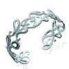 [J8132] - Silver Bracelet 'Choréographie' Silver (rhodium-plated) - 62 Mm 28 Mm