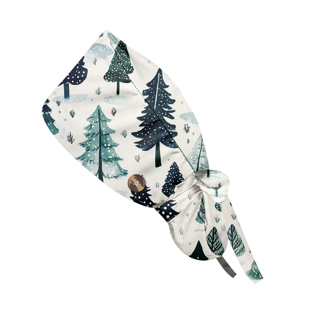 Модная рождественская рабочая кепка с принтом, повседневная женская кепка с хвостиком, кепка с повязкой, кепка Baotou