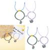 Stitch Friendship Gift Cartoon Stretch Bracelet With Zinc Alloy Clasp For Couples