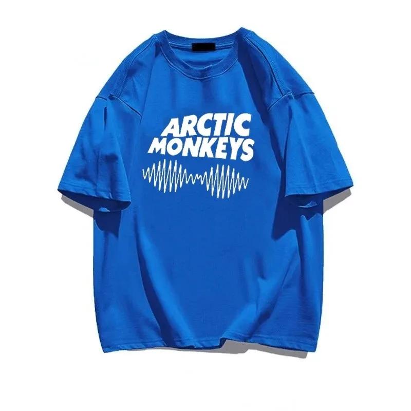 Arctic Monkeys Rock Band T Shirt Fashion Hip Hop UnisexTshirt Clothes Manga Short Sleeve Tee Streetwear Y2k Trend Tops
