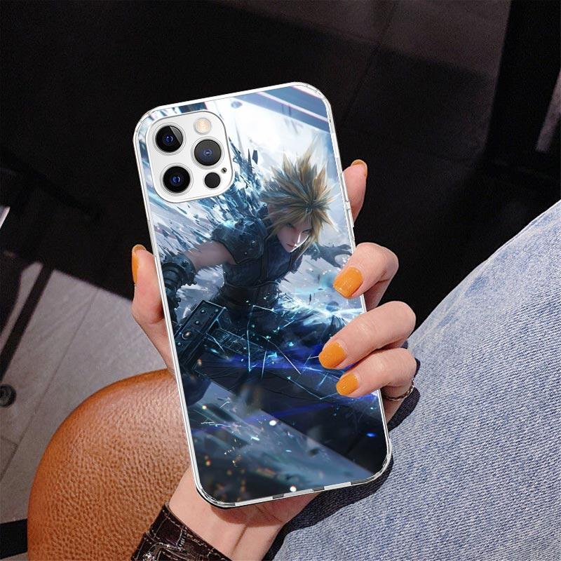 Final Fantasy FF VII Phone Case For iPhone 13 12 Mini 11 Pro Max XS XR X SE 7 8 Plus 5S 5 6S 6 Gift Print Cover Fundas