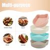 Silicone Microwave Bacon Cooker Tray, Air Fryer Liners Casserole Dish for Oven, Microwavable Grill for Making Crispy in Mins