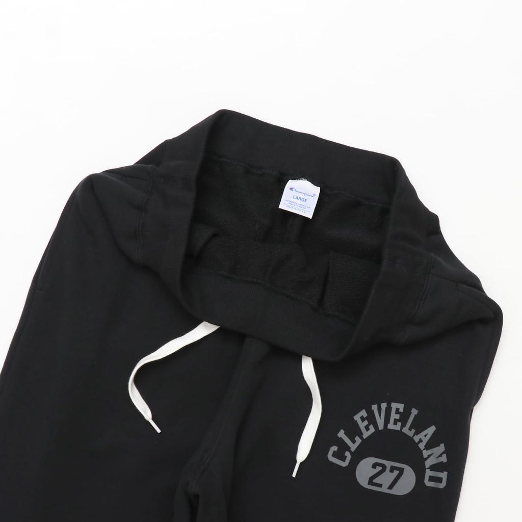 Champion Basic Cotton USA Большой Логотип Длинные Мужские Брюки, Черный, C3-Y219