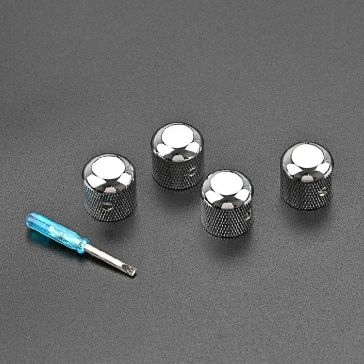 4Pcs Guitar Knobs Volume Tone Control Guitar Knobs Top Hat Knobs 6mm Shaft Hole