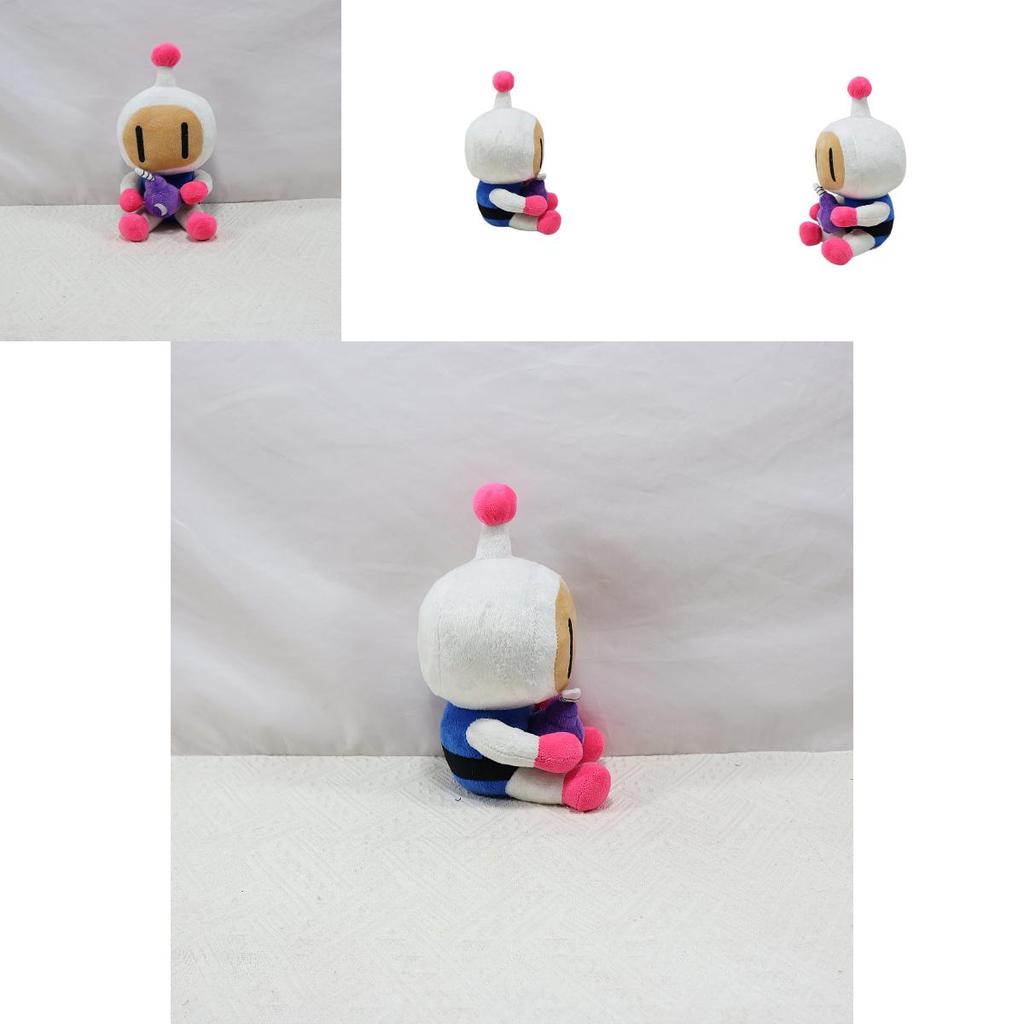 Delightful Bomberman Plush Doll Featuring Soft Coral Fleece Fabric Ideal For Gifts And Decor