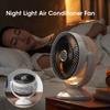 Night Light Air Circulation Fan Strong Winds Portable Desktop Fan 4000mAh Rechargeable Floor Standing Fan Wall-mounted Fan