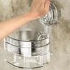 No Drill Wall Ashtray with Suction Cup for Bathroom Toilet Home Office Hotel Bar Clear Storage Rack