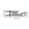 With Rubber Ring Money Pocket Clip Double-Sided Belt Clip Durable Suspension Belt Clip  Camping