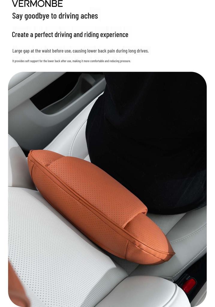 Compatible Headrest and Lumbar Support Cushion for BMW Mini Countryman/One/F54F60 - Neck Protection Pillow