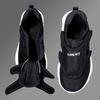 Men's Wide-Foot Leather Walking Shoes for Swollen Feet and Hallux Valgus - Warm, Cushioned, Elderly-Friendly.