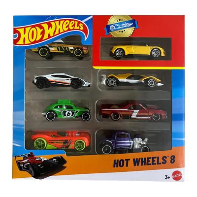 Hot Wheels 8 Car Pack Ассорти игрушечных машинок Набор из 8 мини-машин для детей от 3 лет и старше Multi HPV78