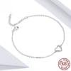 New Heart-shaped Bracelet Hollow Sterling Silver European and American Fashion Simple Cross-border Ladies