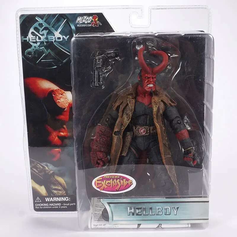 MEZCO Хеллбой Подвижная Фигурка Модель Игрушки Коллекция Кукла Подарок на День Рождения