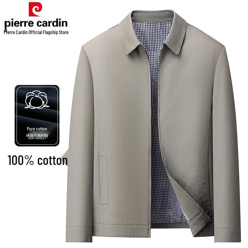 Pierre Cardin Мужской повседневный пиджак с отворотом из 100% хлопка.