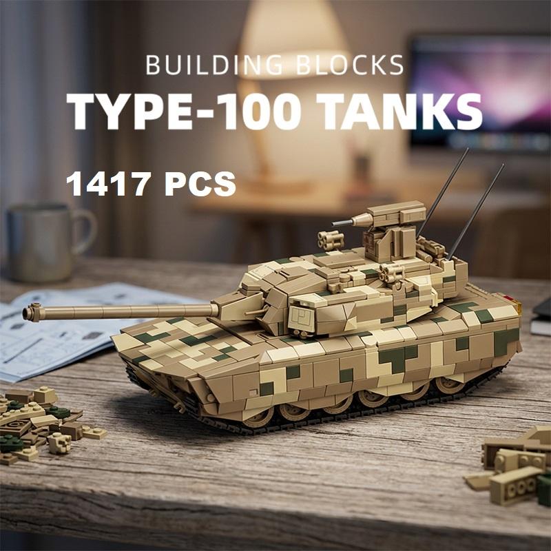 Китайский Военный Модель Танка 1:Строительные блоки MOC в масштабе 1:35, развивающая игрушка для детей и коллекционеров