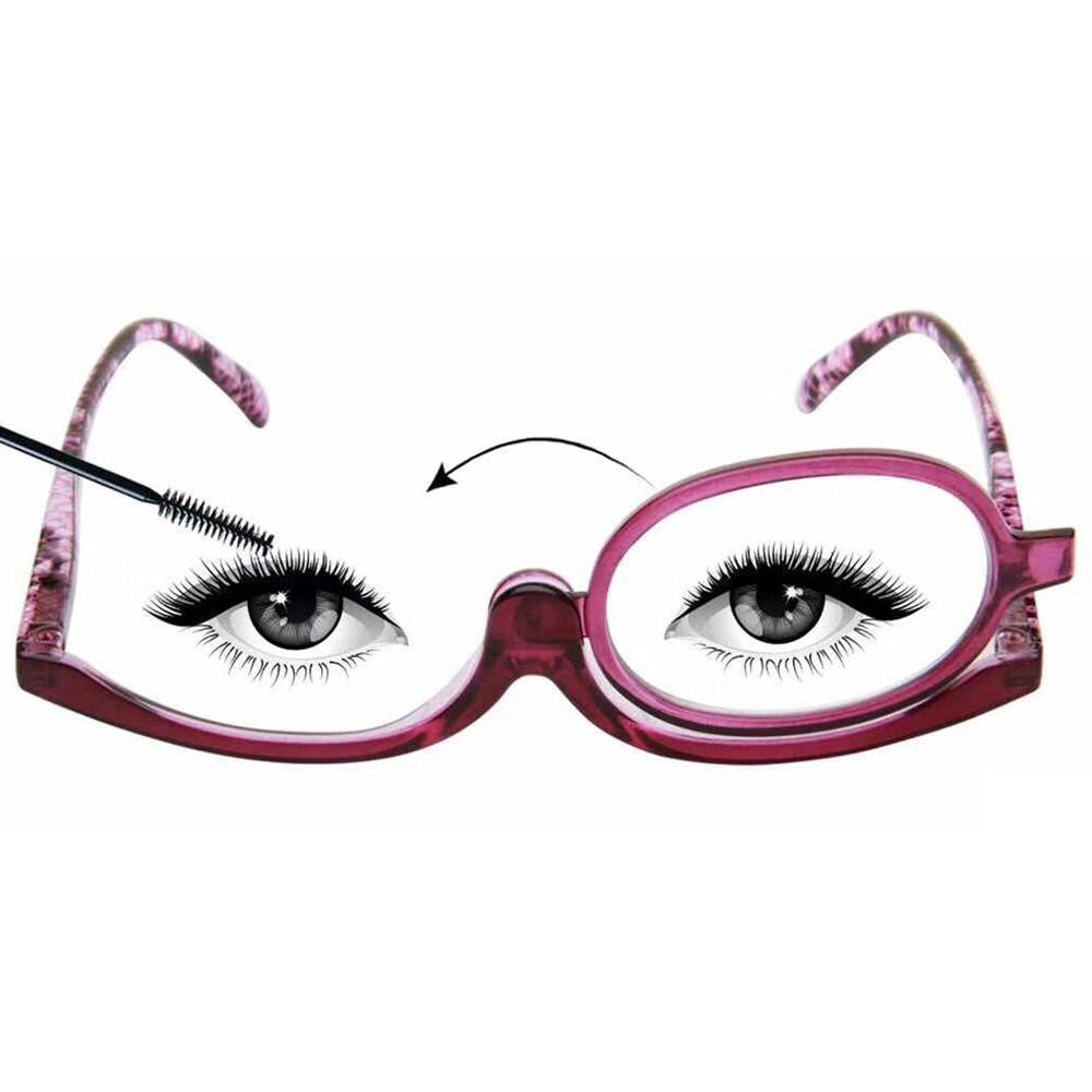 Диоптрийные складные очки Косметические очки Очки для чтения с увеличением Вращающиеся очки для макияжа