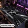 Large Mouse PadLas Vegas Raiders Custom Name Text Personalized Desk Mat Non Slip Gaming Pad