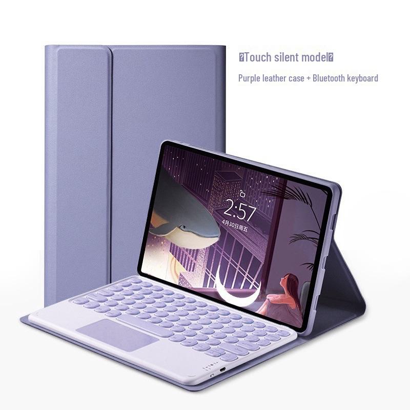 Чехол-клавиатура Bluetooth из кожи для iPad Pro 11 10-го поколения 10.9 со слотом для стилуса - Магнитный защитный чехол для планшета 10.2