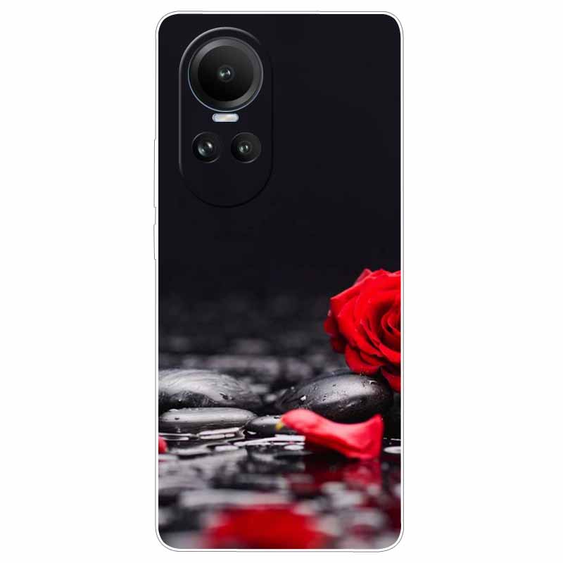 Чехол для Oppo Reno 10 5G CPH2531 Силиконовый Расписной Кот Животные ТПУ Мягкий Мраморный Coque для Oppo Reno10 Pro 5G CPH2525 Чехол для Телефона