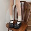 Raised platform with skirt Mary Jane shoes 2025 summer new British style small leather shoes women's French temperament single shoes
