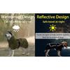 ATUBAN Dog Raincoat -Waterproof Winter Jacket with Velvet Inner, Reflective Strip,Soft Fleece Lining Warm Outerwear for Outdoors