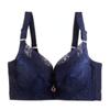 Push Up Padded Bras for Women Lace Plus Size Bra Add Two Cup Underwire Brassiere C D E Cup Plus Size Bras for Women