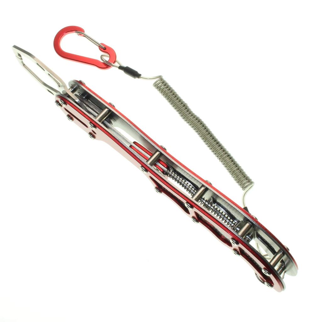 1091 Fish Carbon Fiber Fish Grip (Iregui) Grip, Pistol-Shaped (Red)