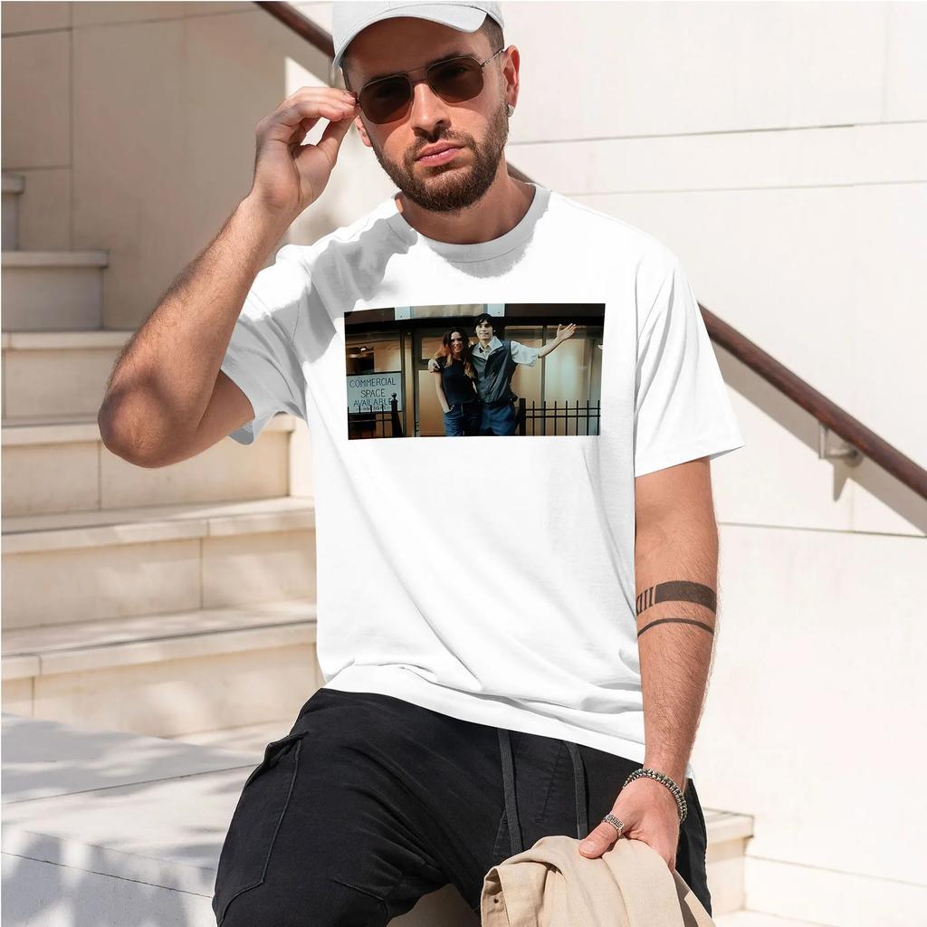 Requiem of Dreams 2026 fashion heavyweight hot selling retro printed pattern fun round neck T-shirt for daily comfort