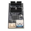 Карта расширения USB 3.2 GEN1 19-контактный на двойной 19-контактный 19-контактный на двойной 19-контактный адаптер-разветвитель для разъема передней панели