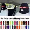 Для Tesla специальный забавный чехол для сиденья с 3 отверстиями, полнолицевая маска, лыжная маска, зимняя шапка, балаклава, мотоциклетный шлем для мотоцикла