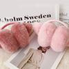 Winter Warm Earmuffs Super Soft Ultra-Thick Friendly To Skin Solid Color Women Earmuffs Ear Cover with Cat Ears