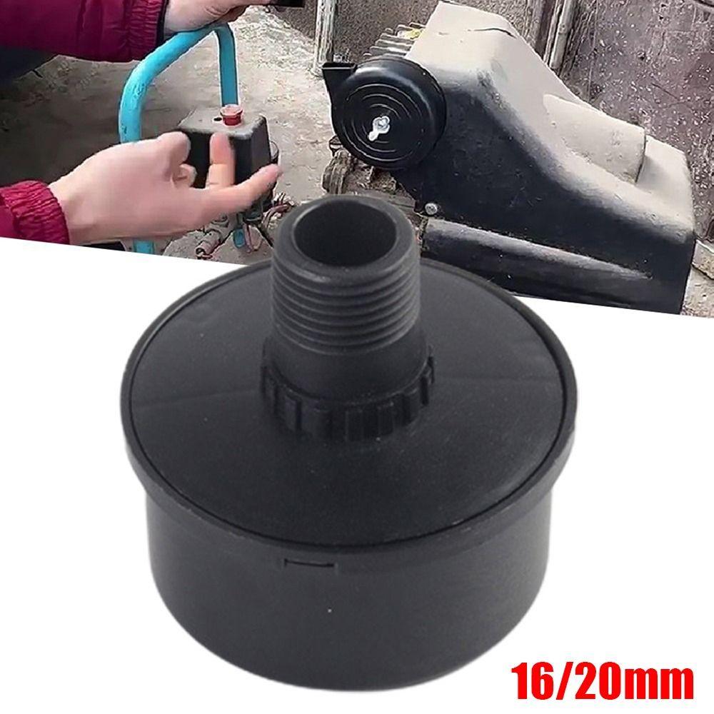 1Pcs Black Filter Silencer Male Thread Noise Silencer Durable Air Compressor Muffler