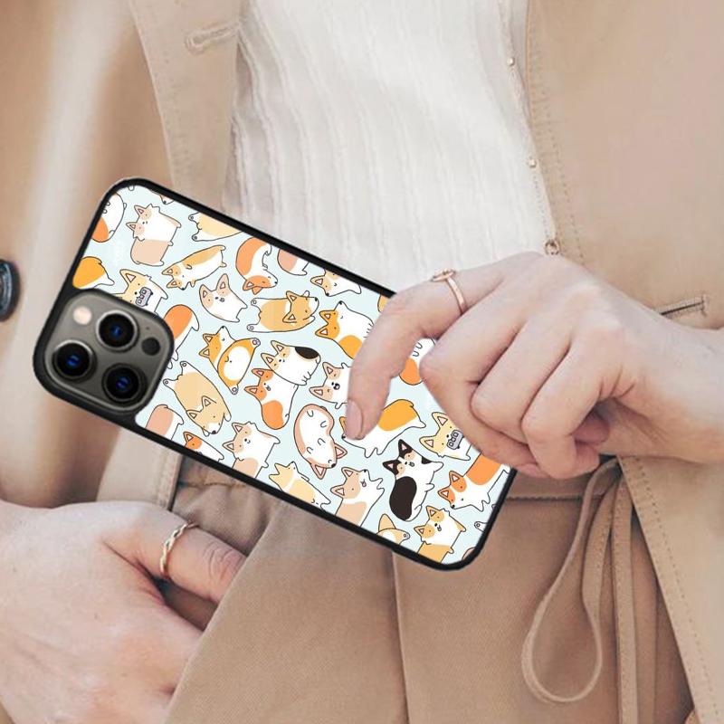 Cheerful Corgi Puppy Magnetic Phone Case For APPLE iPhone 17 Air 16 14 13 12 Pro Max 15 Plus Wireless Charge With MagSafe Cover