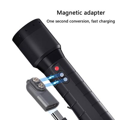 Магнитное зарядное устройство Type-c USB C Адаптер для зарядки для фонарей Ledlenser H5R P6R H7R H15R P18R H19R Налобные фонари Металлические наконечники