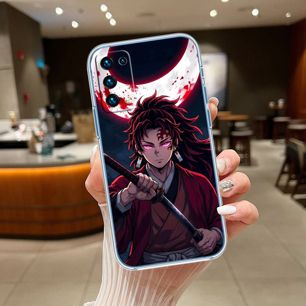 Anime Demon Slayer Phone Case for Motorola Edge 20 30 S30 40 50 Fusion Lite Plus Pro Neo Ultra One Hyper Power Action Zoom Macro Vision