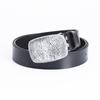 Snakeskin Cowhide Belt Accessories Black Coffee Two-Color Belt Fashion Belt