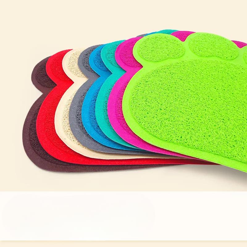 Коврик для пола с защитой от отпечатков лап домашних животных для собак и кошек, коврик для кошачьего туалета, коврик для ванны и кошачьего туалета, нескользящий коврик для пола