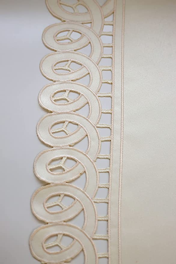 Чехол для пианино Alps Кружевной Бежевый 200см x 70см (Тип ришелье) CL-24 Прибл.