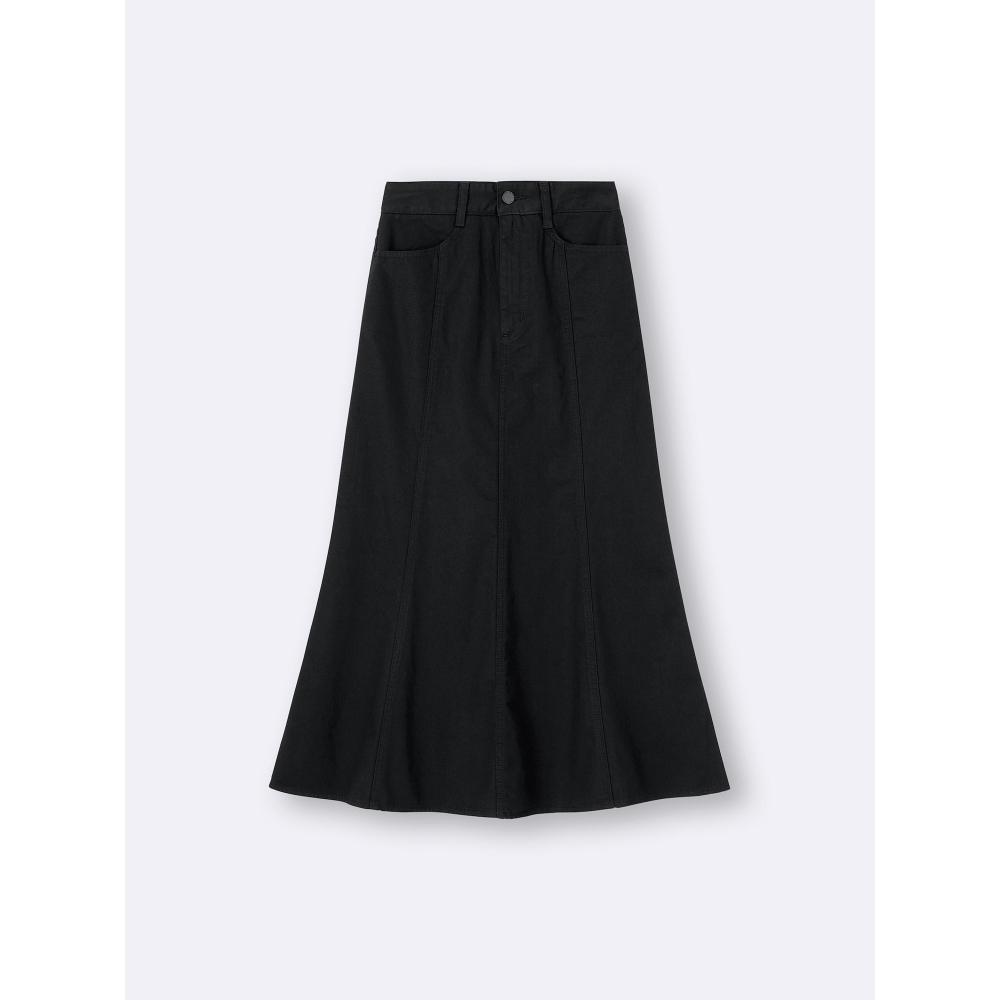 GU by Uniqlo Flared Maxi Skirt+ec  Short Length 85.0 To 89.0 Cm 