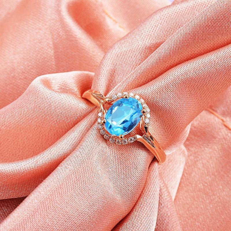 Sace Gems Классическое кольцо из медного сплава с цирконом, женские ювелирные изделия, свадебный подарок для вечеринки