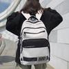 Осень и зима новый рюкзак большой вместимости школьный портфель для средней школы сочетание цветов простой для мальчиков и девочек повседневный рюкзак студенческий рюкзак