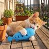 Bite Resistant Cat Chew Toy Silicone Pet Snack Dispenser Cute Cat Food Dispenser  Treat Dispenser