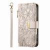 Case for Edge 70 Fusion+ 5G - Leather/PU, White, With Card Holder