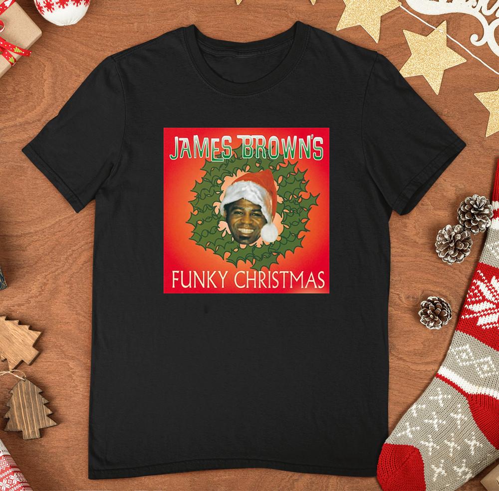 CHRISTMAS James Brown's Funky Christmas black unisex BL1745 Unisex T-Shirt
