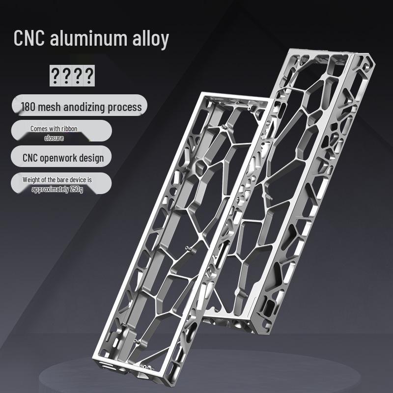 Корпус клавиатуры из анодированного алюминиевого сплава H60: Полый корпус для моделей с магнитной осью Wooting/MAD60/WIN60