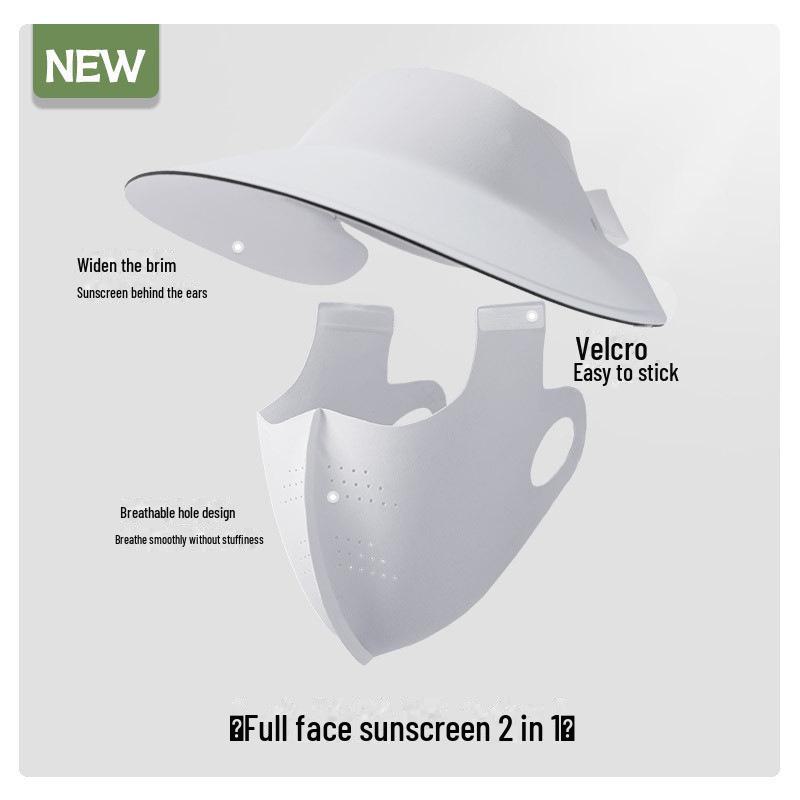 Женская бесшовная солнцезащитная шляпа: Большие поля, ажурный верх для езды на велосипеде весной и летом