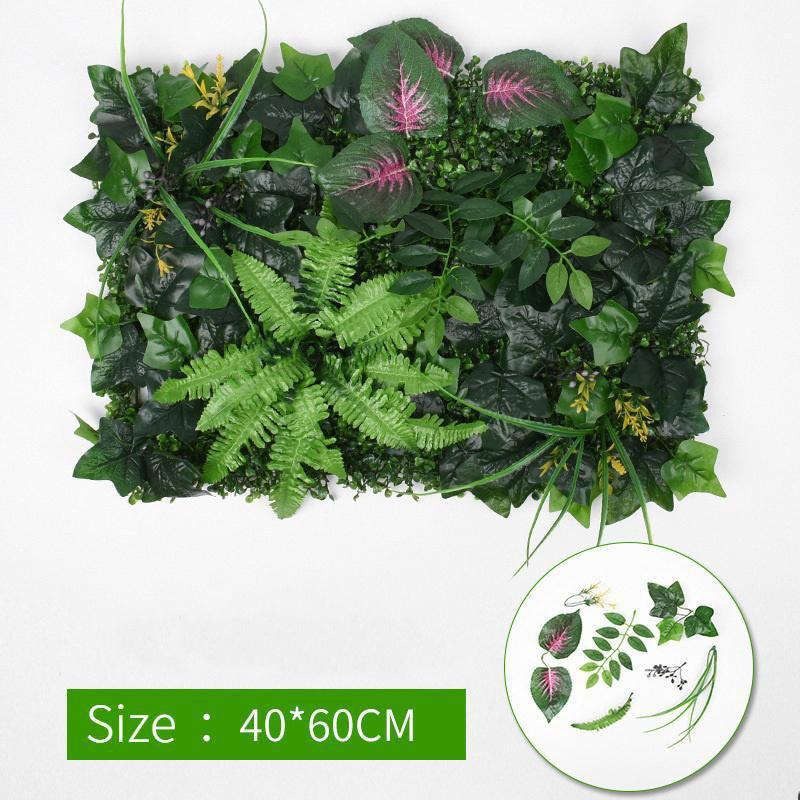 40*60 СМ Искусственные Топиарии Изгороди Панели Пластиковые Искусственные Кусты Коврик Для Забора Зелень Стены Фон Декор Сад Конфиденциальности Экран Забор Наружное Украшение