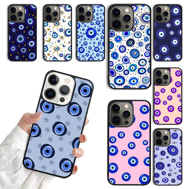 Чехол для телефона «Сглаз» для iPhone 17 Air 14 13 12 16 Pro Max 15 11 Plus Max Защитный корпус coque